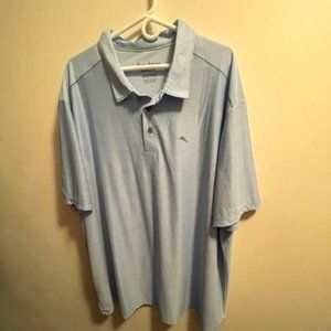 Tommy Bahama Palm Coast Island Zone Polo Light Sky 3XB Mens